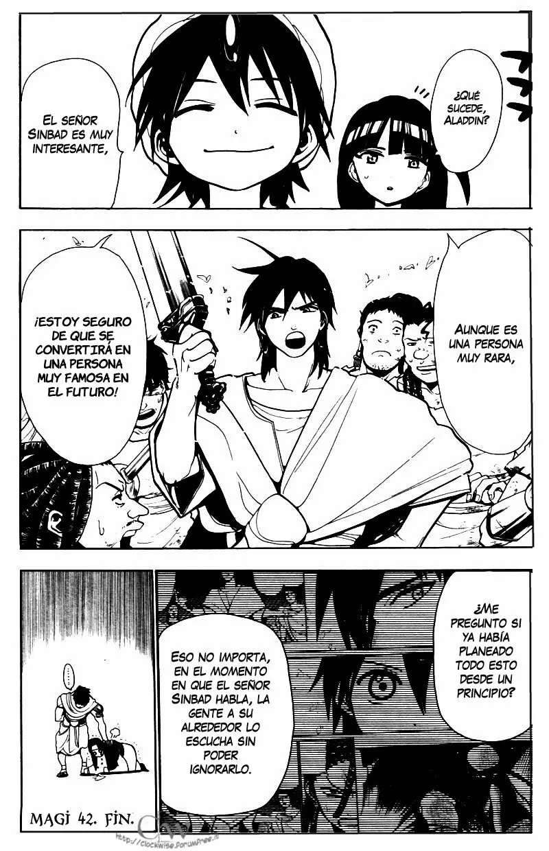 Magi - Labyrinth of Magic capítulo 42, página 17