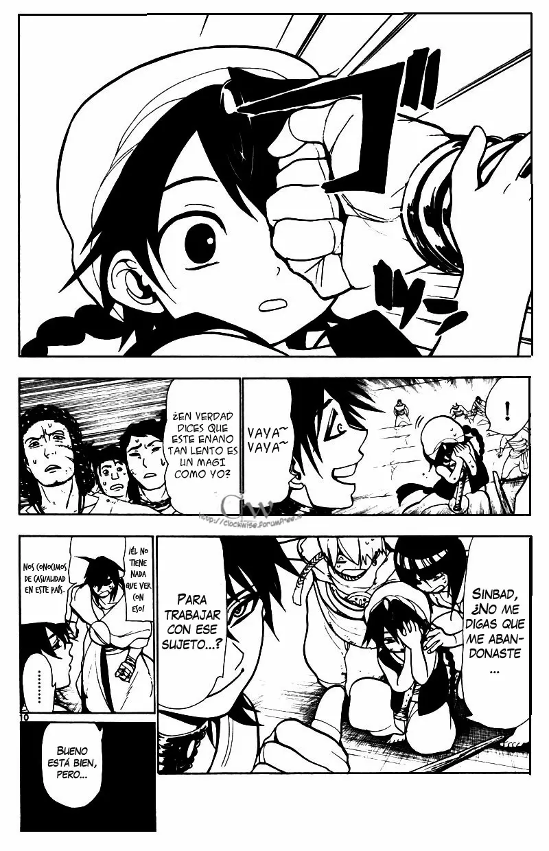 Magi - Labyrinth of Magic capítulo 45, página 10