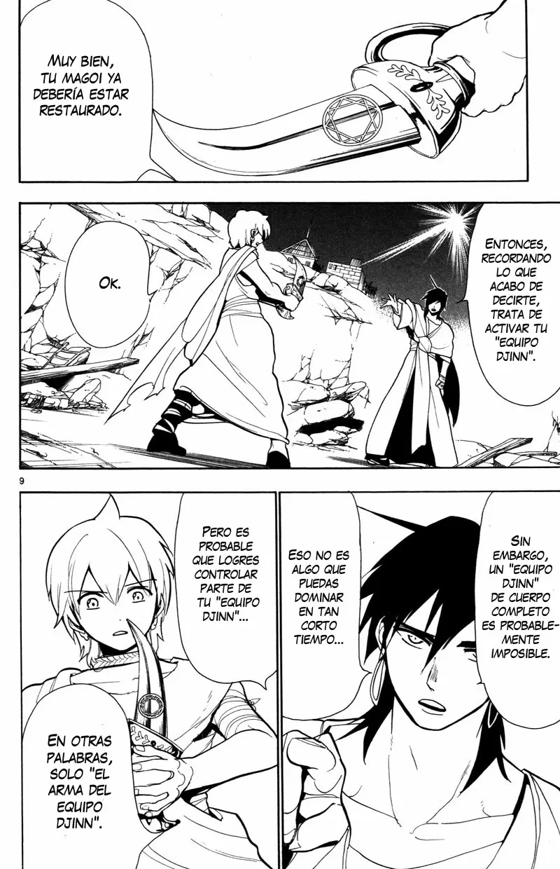 Magi - Labyrinth of Magic capítulo 56, página 9