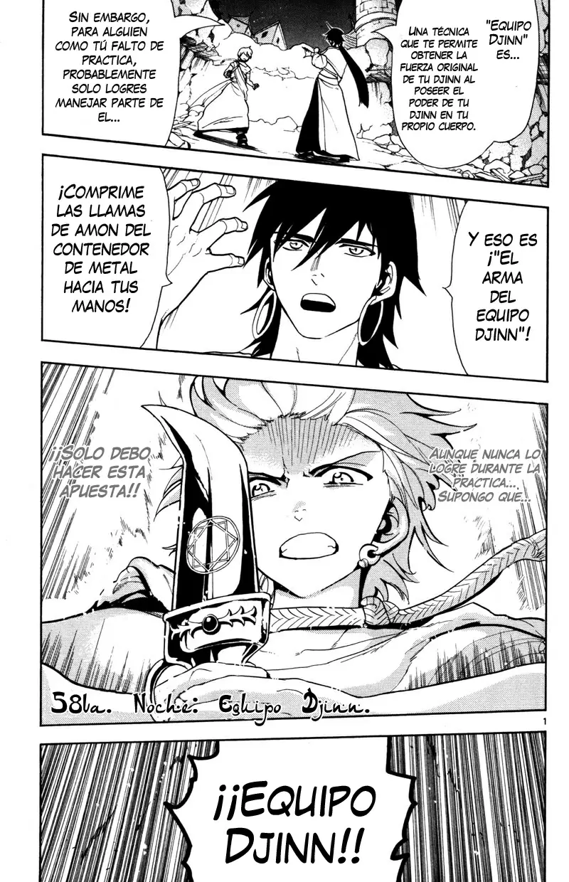 Magi - Labyrinth of Magic capítulo 58, página 1