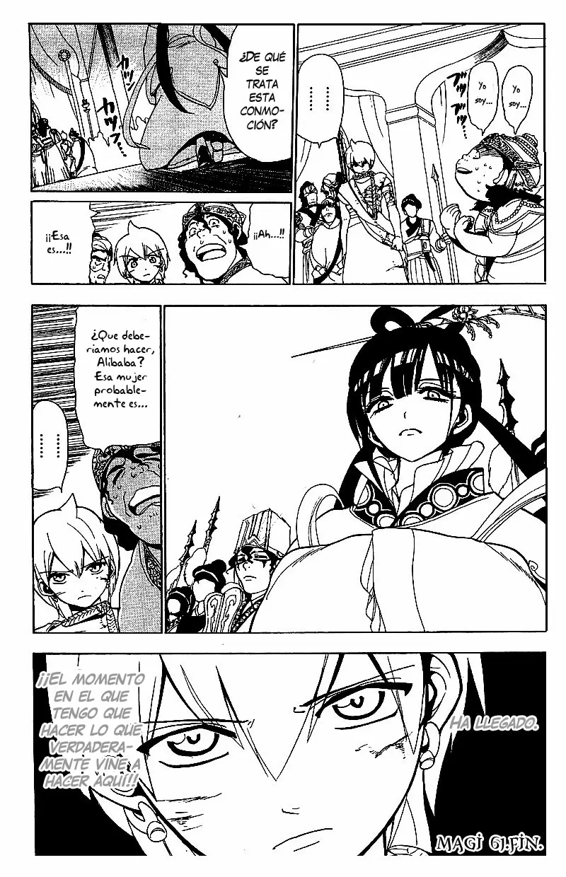 Magi - Labyrinth of Magic capítulo 61, página 18