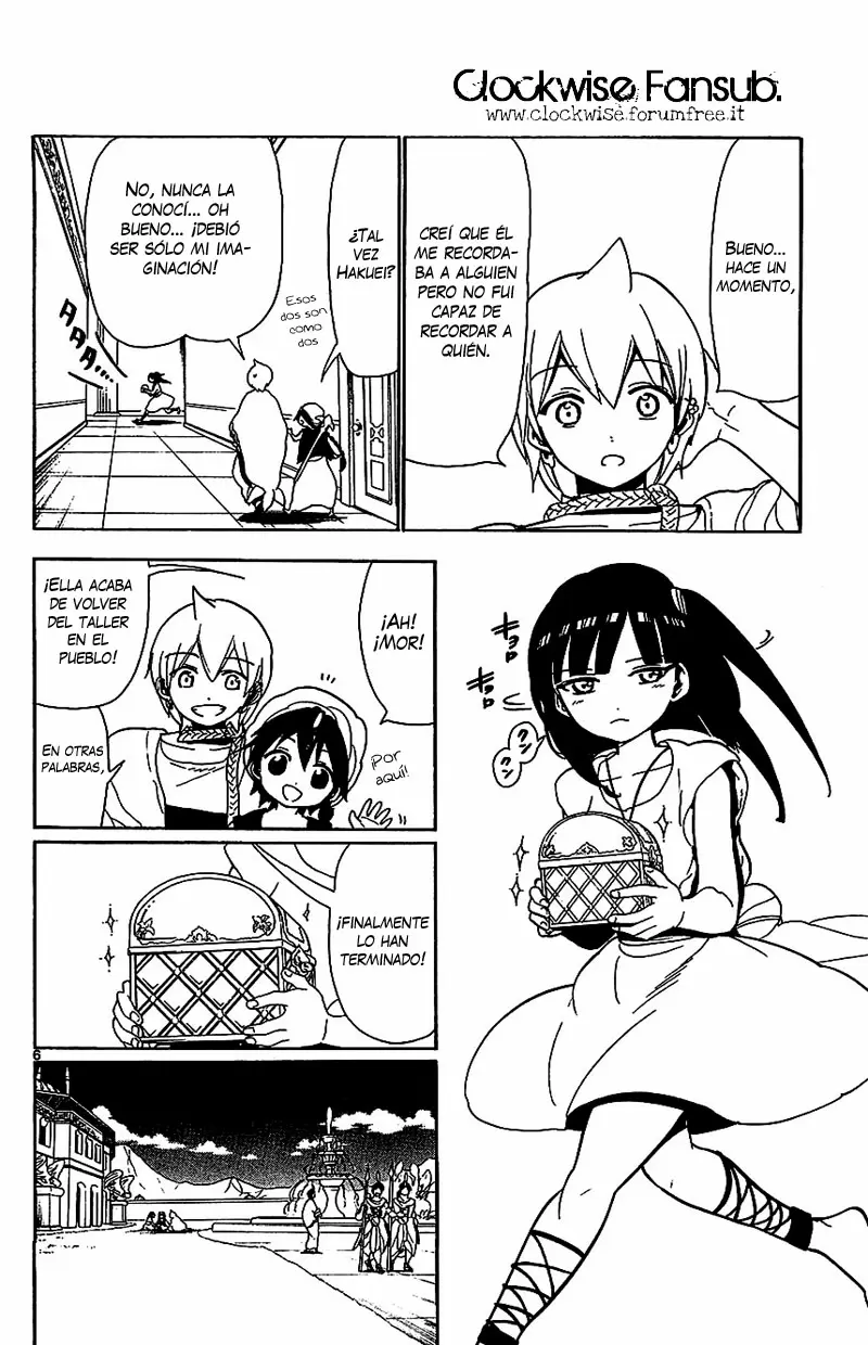 Magi - Labyrinth of Magic capítulo 86, página 6