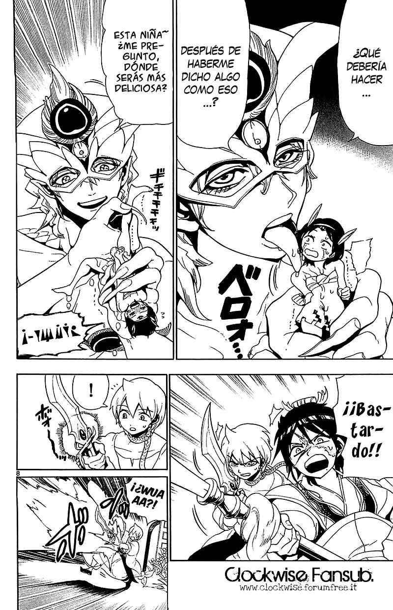 Magi - Labyrinth of Magic capítulo 92, página 8