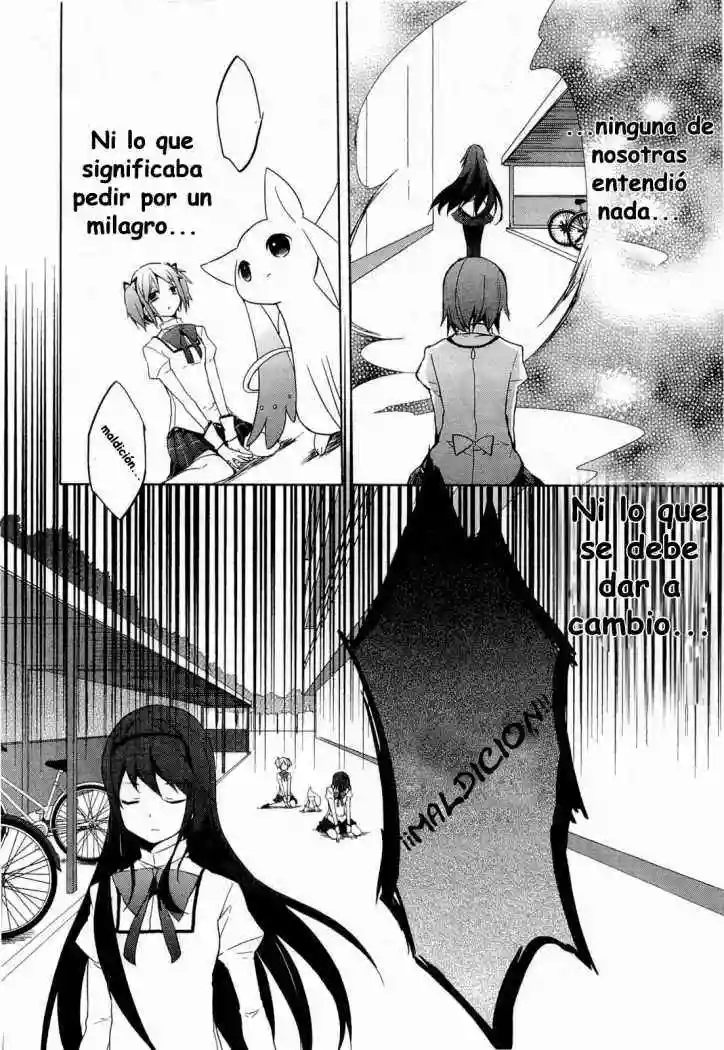 Mahou Shoujo Madoka Magica capítulo 3, página 34