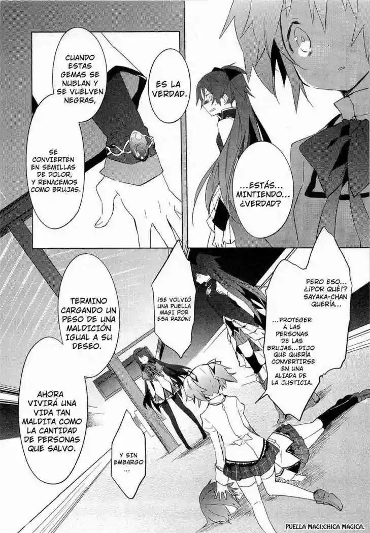 Mahou Shoujo Madoka Magica capítulo 9, página 12