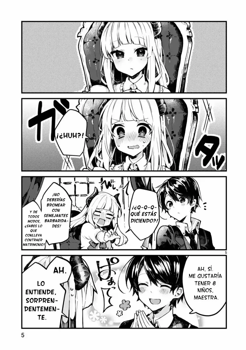 Maou-sama to Kekkonshitai capítulo 1.5, página 6