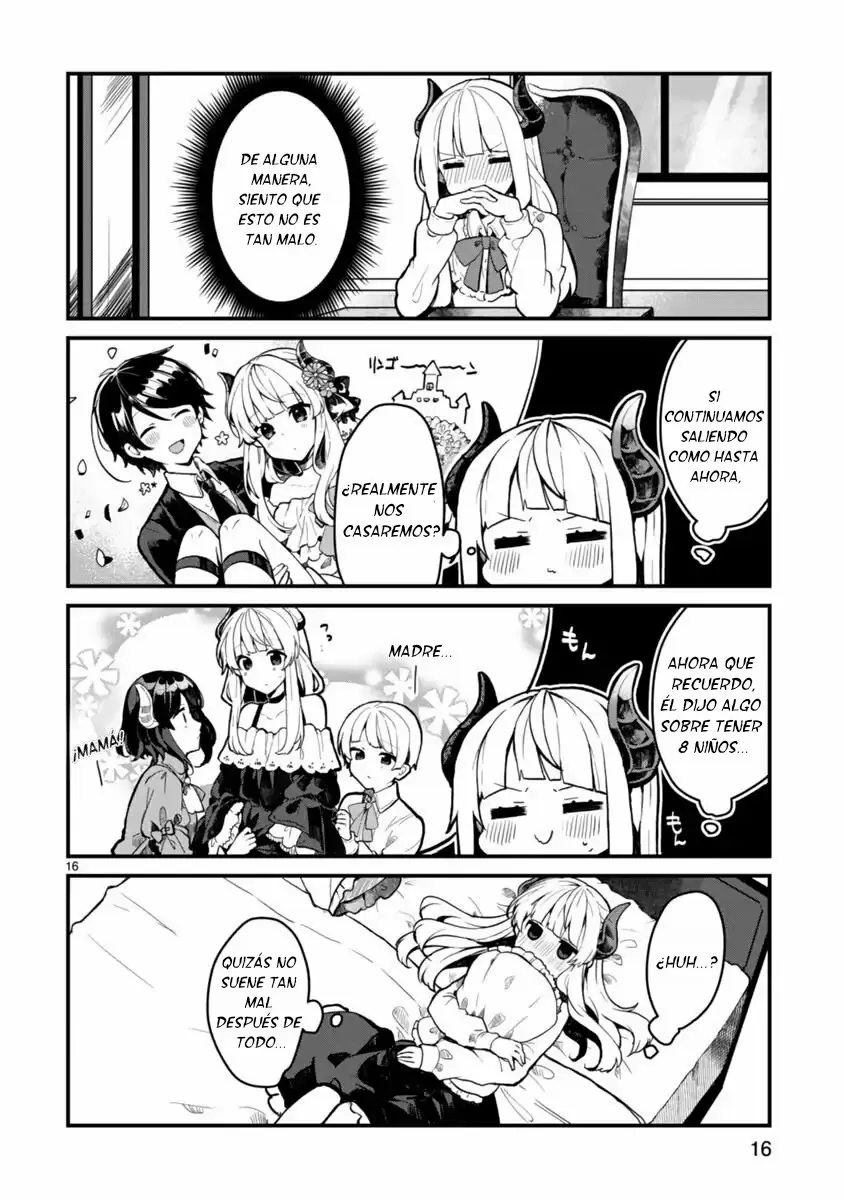 Maou-sama to Kekkonshitai capítulo 1.5, página 17