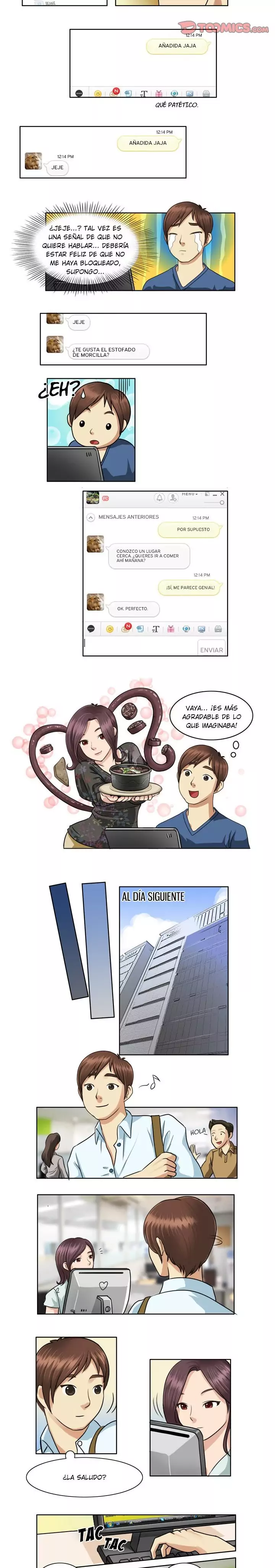 Mi nueva compañera de trabajo capítulo 1, página 3