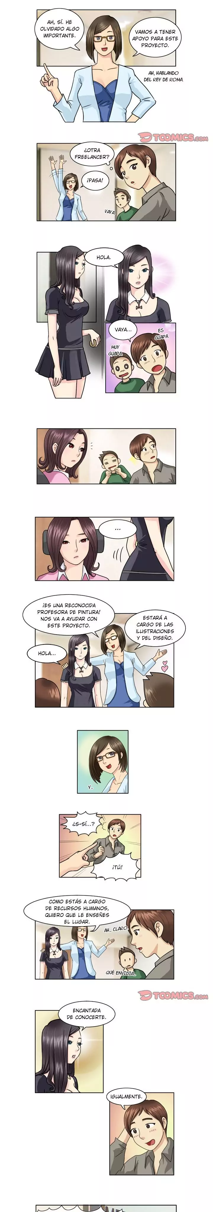 Mi nueva compañera de trabajo capítulo 4, página 1