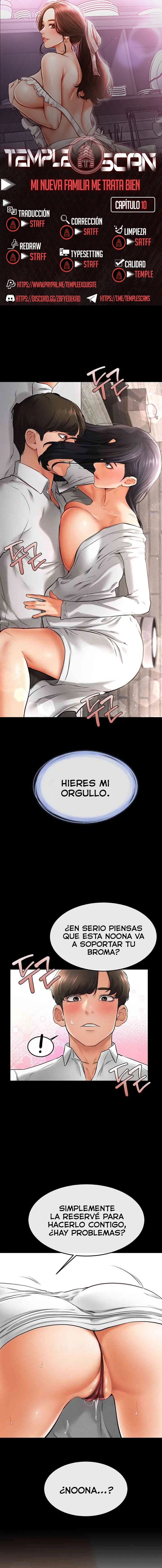 Mi nueva familia me trata bien capítulo 10, página 1