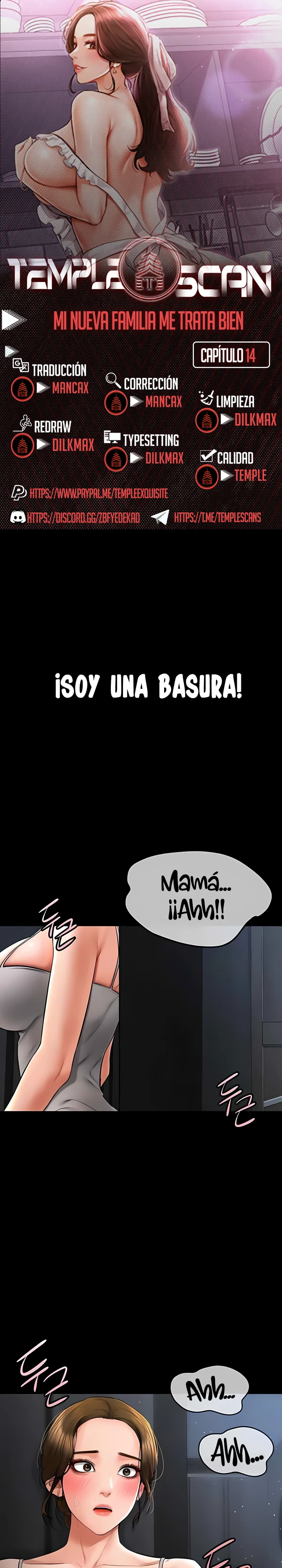 Mi nueva familia me trata bien capítulo 14, página 1