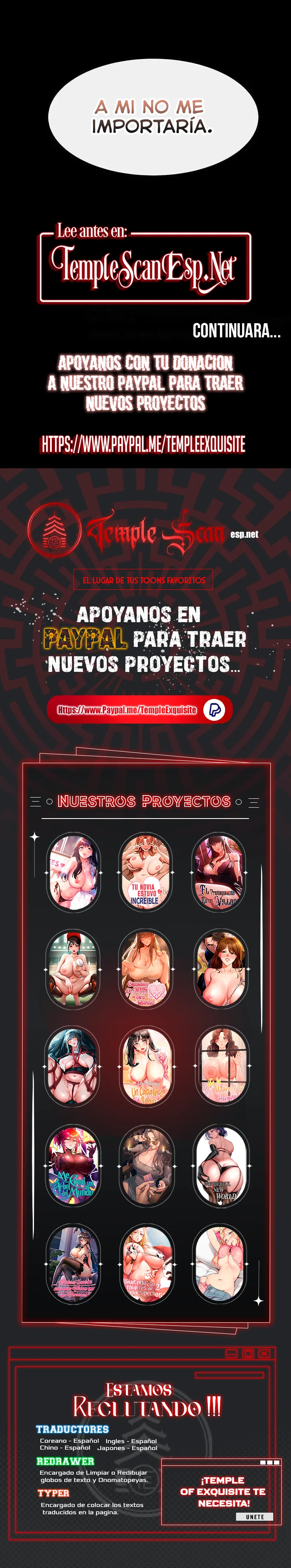 Mi nueva familia me trata bien capítulo 17, página 34