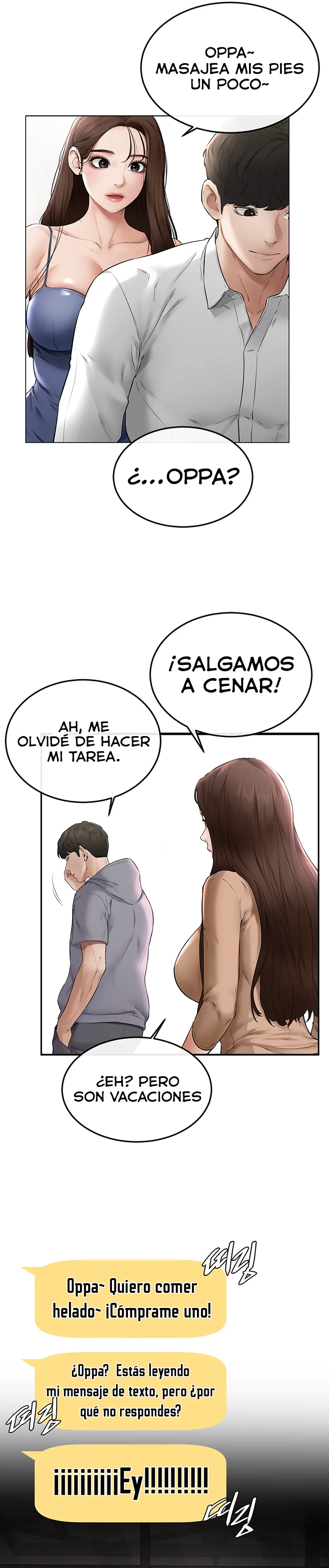 Mi nueva familia me trata bien capítulo 2, página 42