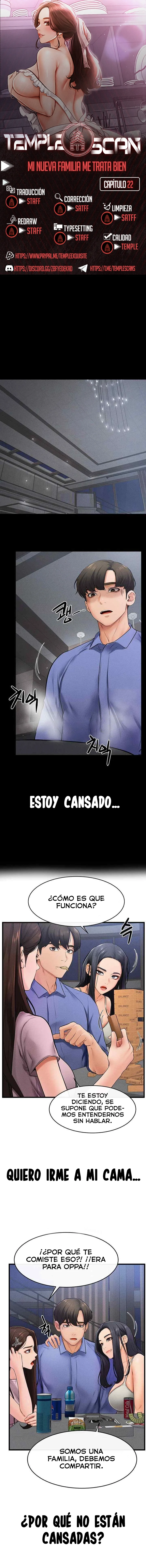 Mi nueva familia me trata bien capítulo 22, página 1