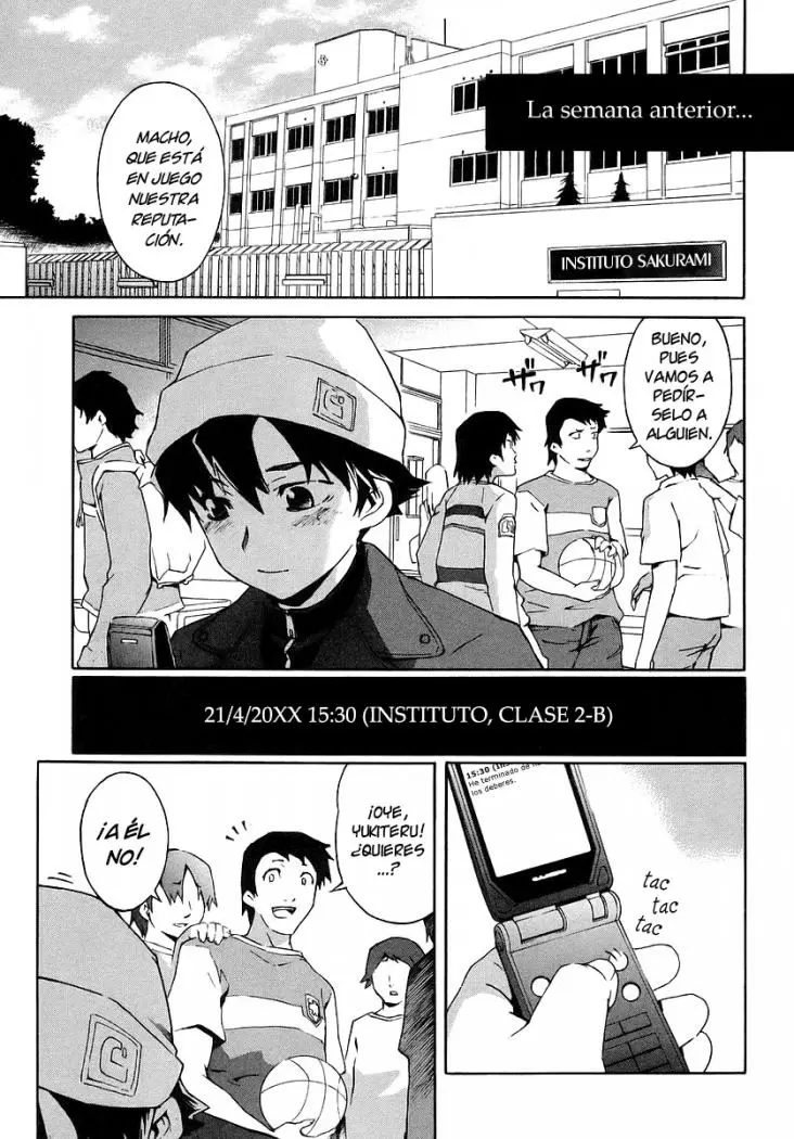 Mirai Nikki capítulo 1, página 7
