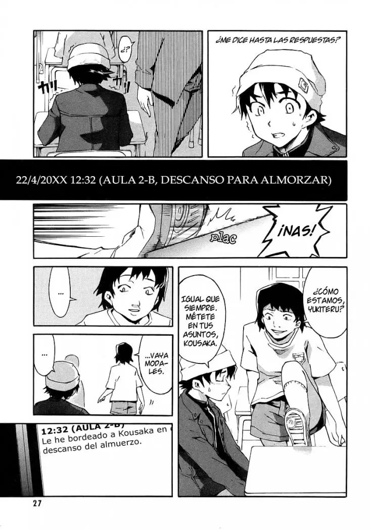 Mirai Nikki capítulo 1, página 28