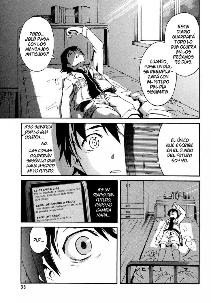 Mirai Nikki capítulo 1, página 34