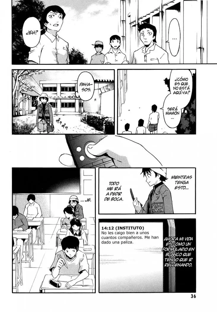Mirai Nikki capítulo 1, página 36