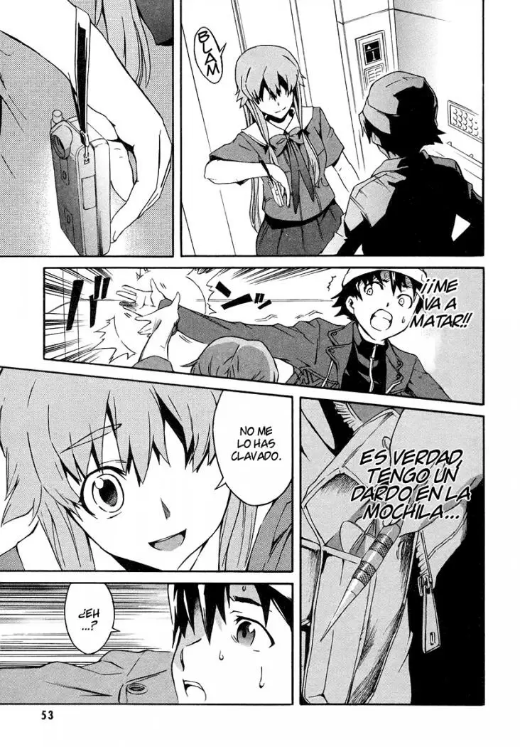 Mirai Nikki capítulo 1, página 52