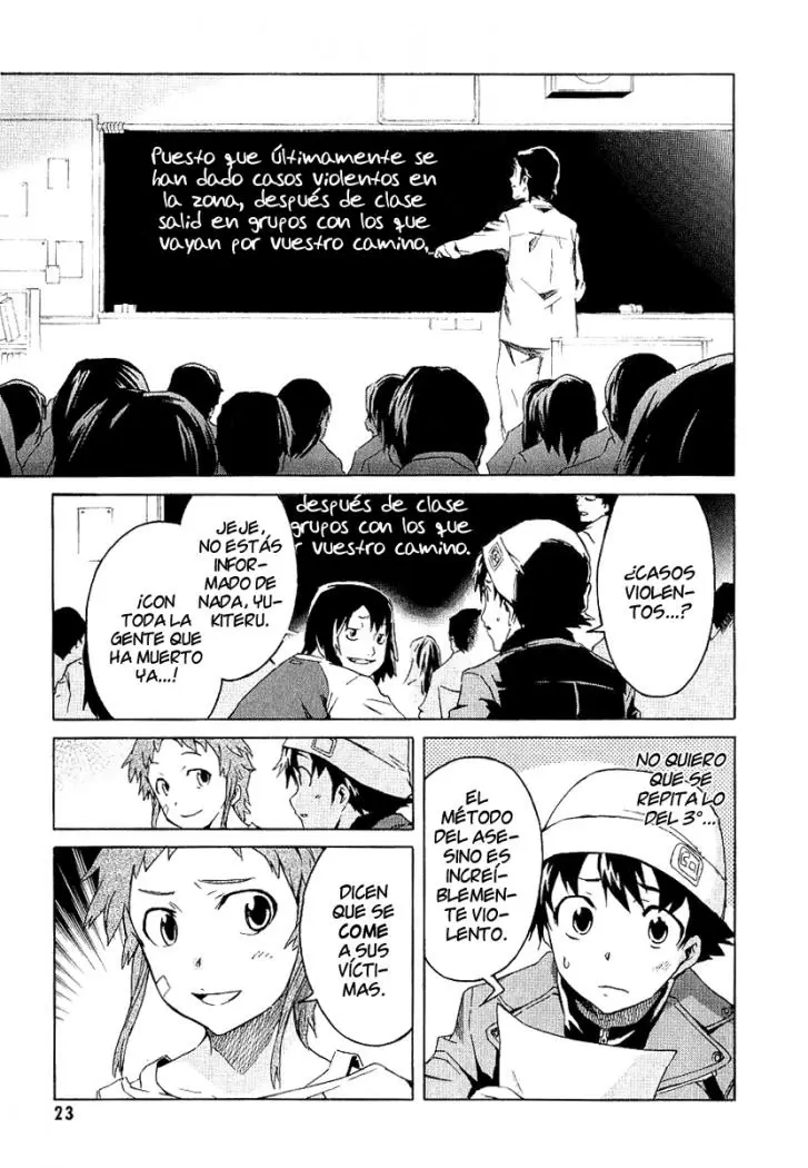 Mirai Nikki capítulo 14, página 21
