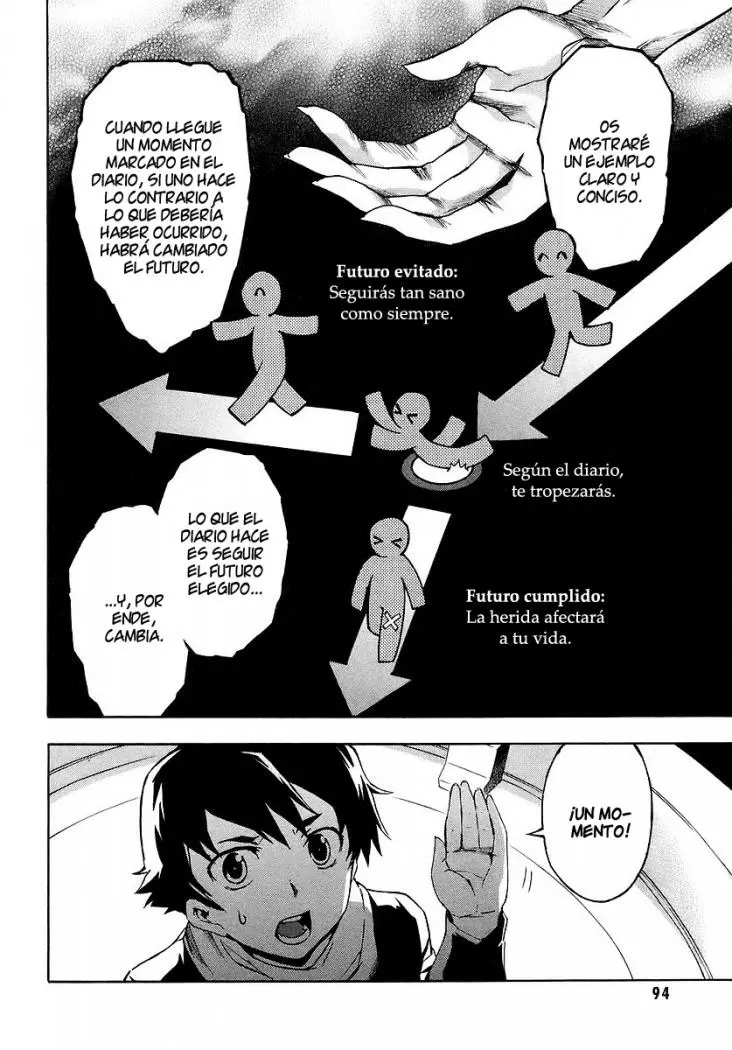Mirai Nikki capítulo 2, página 13