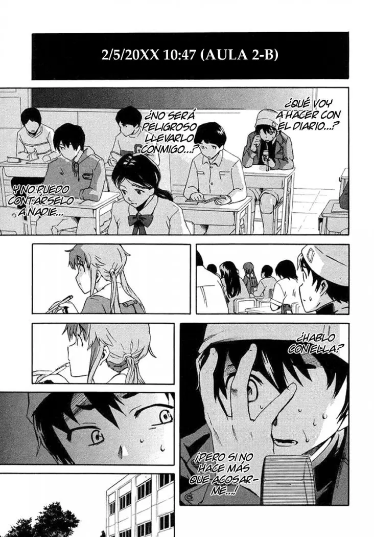 Mirai Nikki capítulo 2, página 23