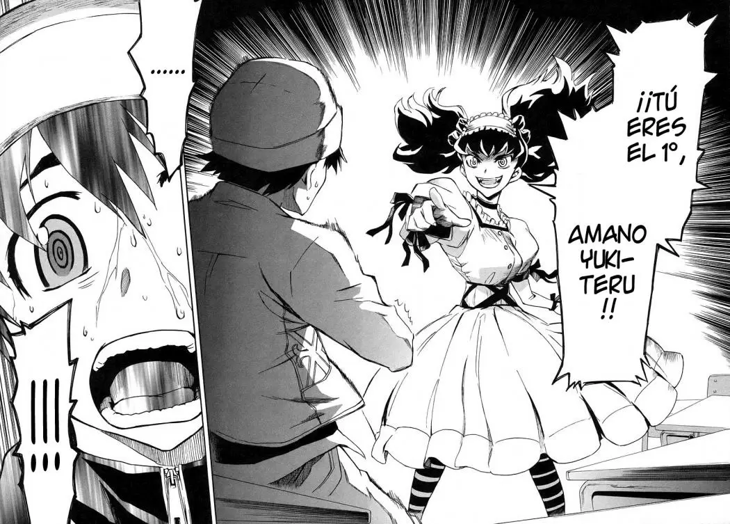 Mirai Nikki capítulo 2, página 32