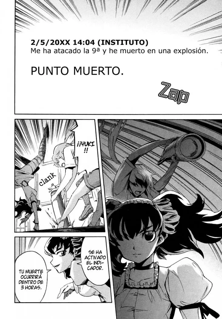 Mirai Nikki capítulo 2, página 33