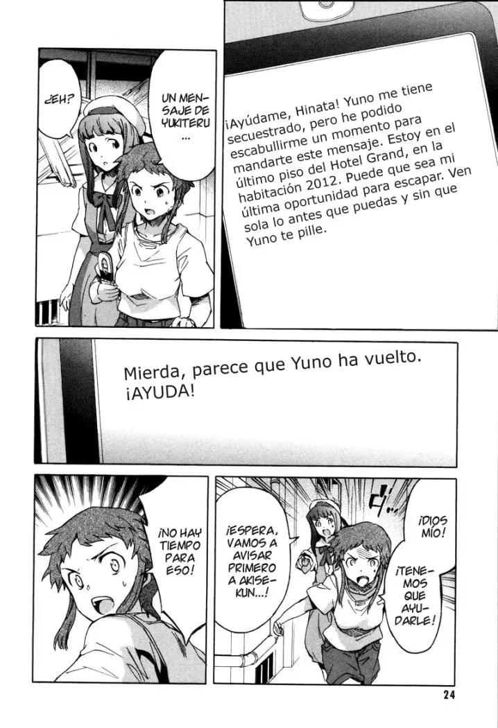 Mirai Nikki capítulo 24, página 21