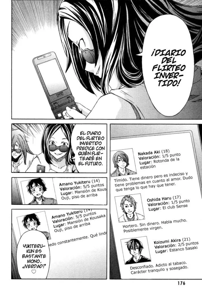 Mirai Nikki capítulo 28, página 13