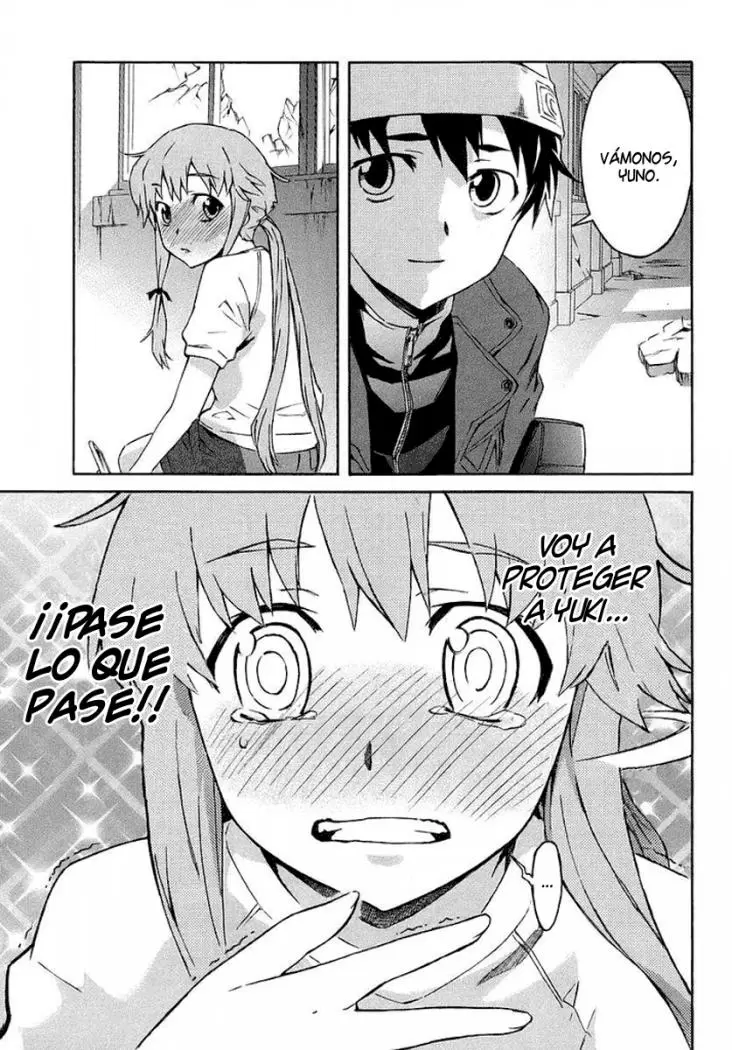 Mirai Nikki capítulo 3, página 5