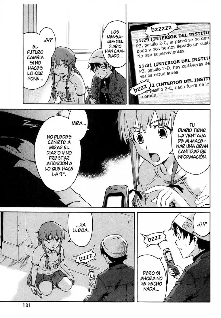 Mirai Nikki capítulo 3, página 7