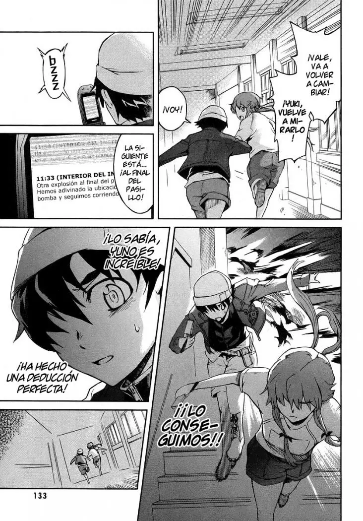 Mirai Nikki capítulo 3, página 9