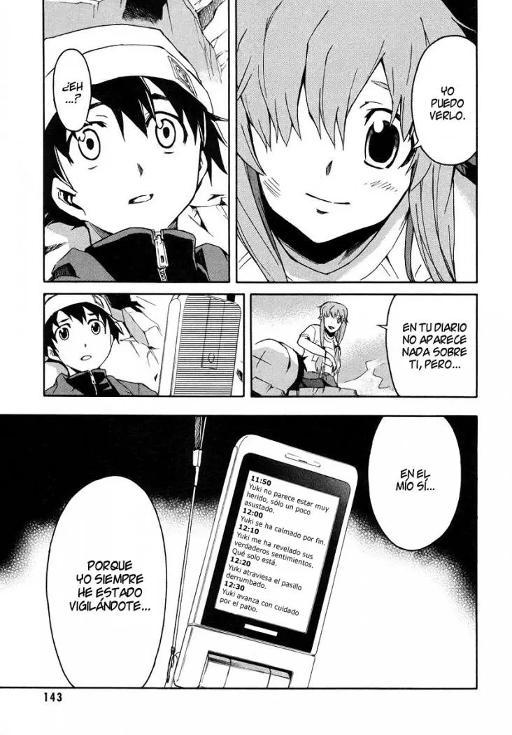 Mirai Nikki capítulo 3, página 18