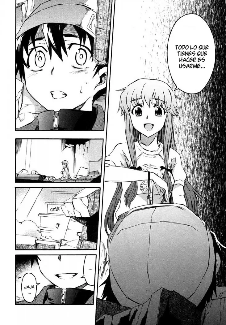 Mirai Nikki capítulo 3, página 19