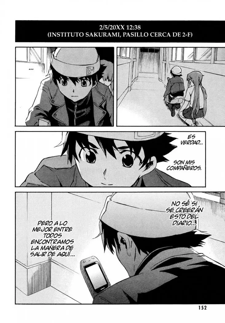 Mirai Nikki capítulo 3, página 27
