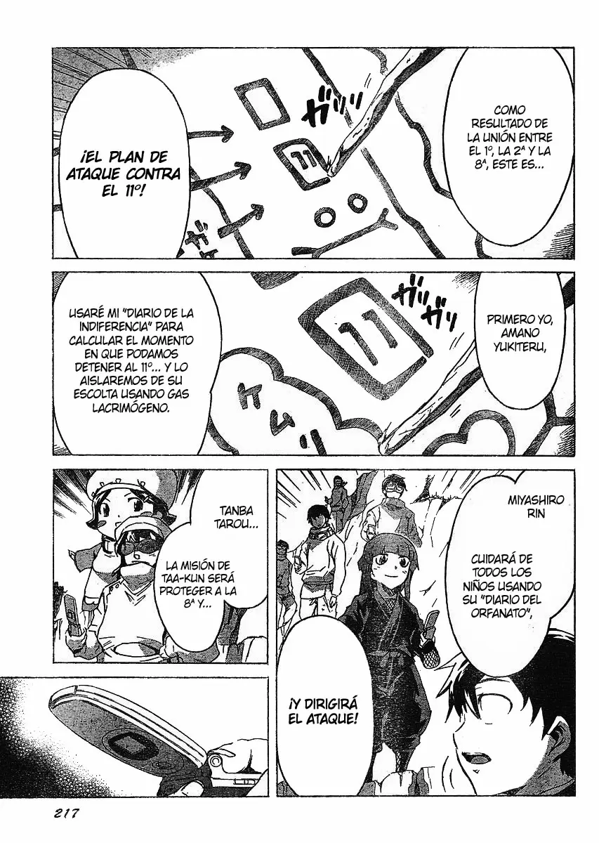 Mirai Nikki capítulo 37, página 17