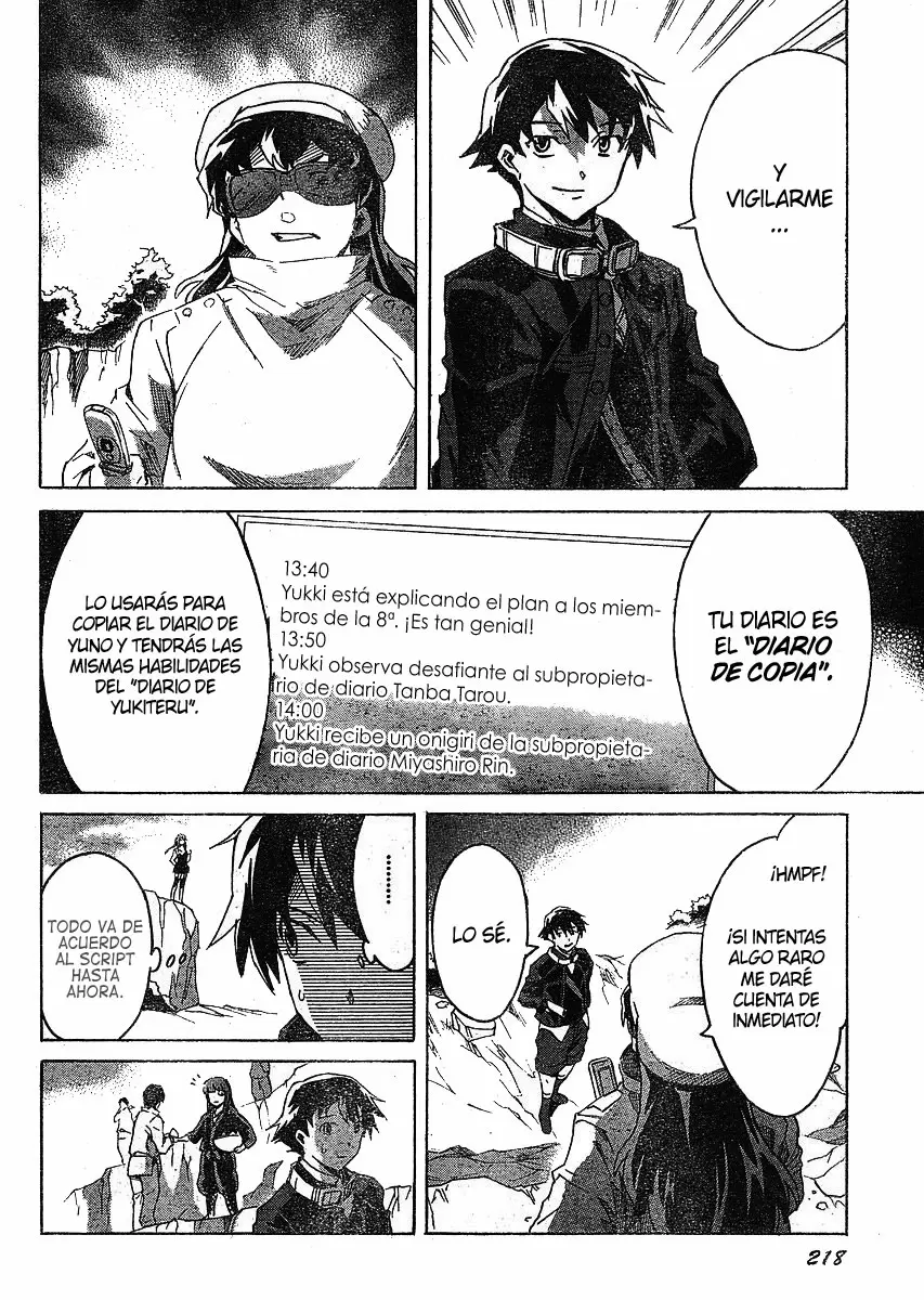 Mirai Nikki capítulo 37, página 18