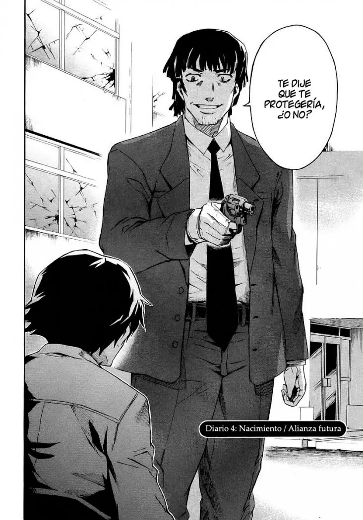 Mirai Nikki capítulo 4, página 4