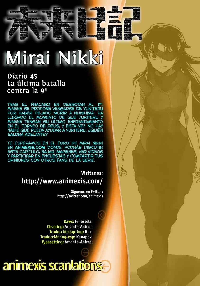 Mirai Nikki capítulo 45, página 1