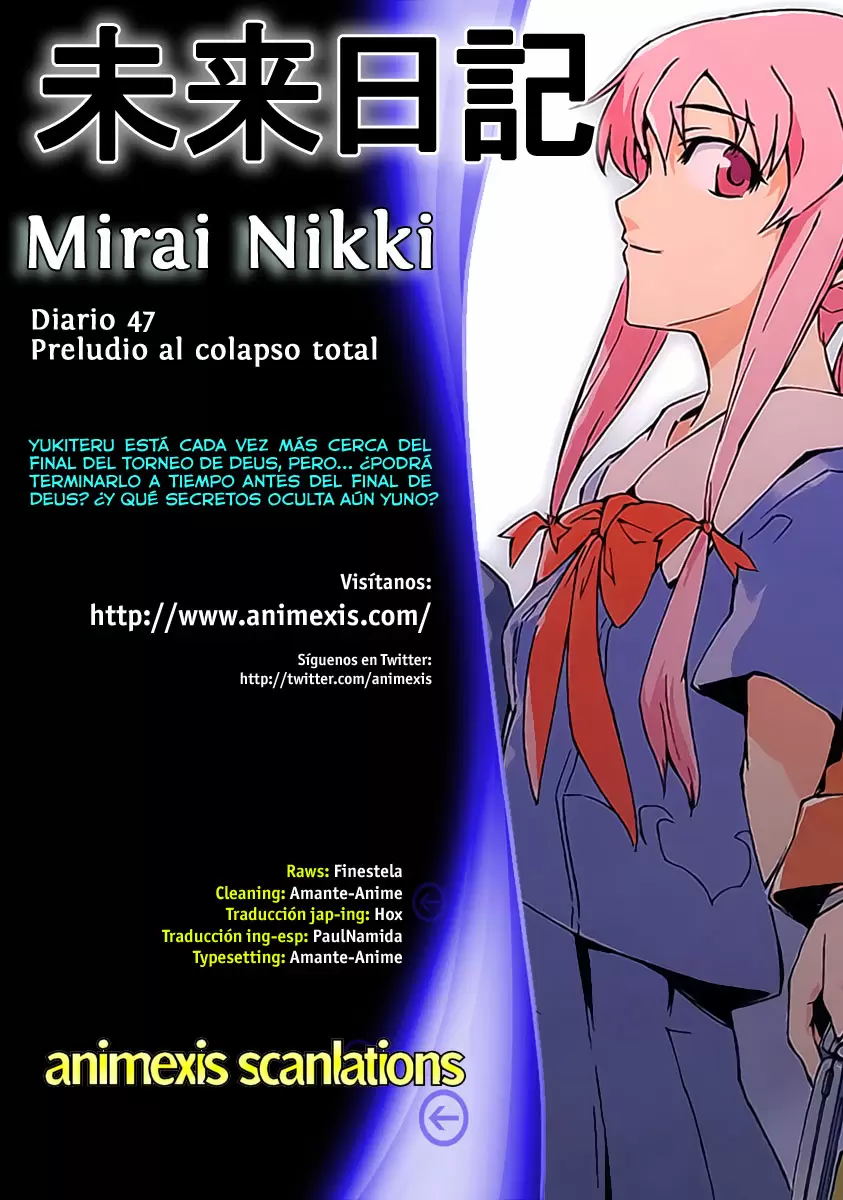 Mirai Nikki capítulo 47, página 1