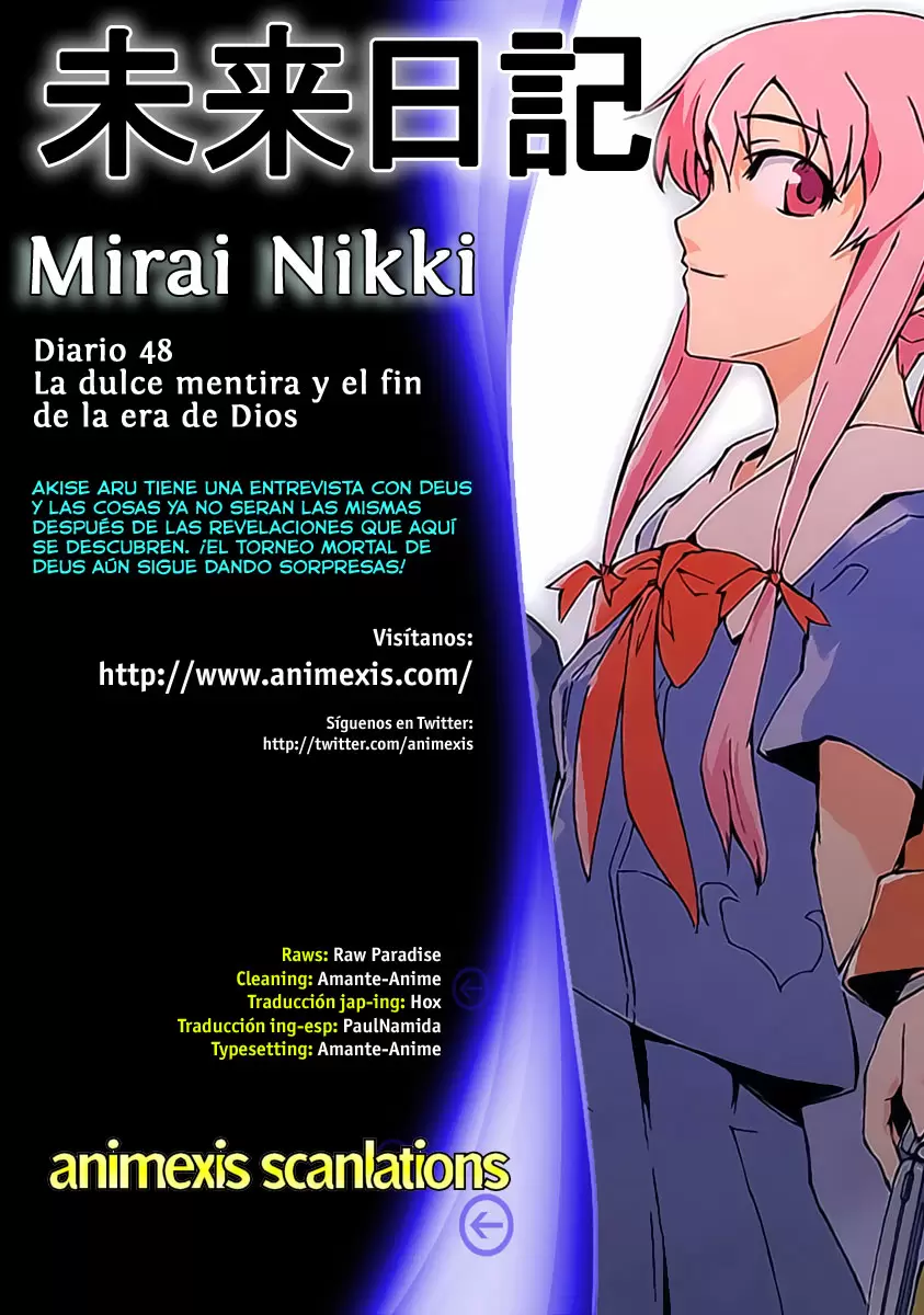 Mirai Nikki capítulo 48, página 1