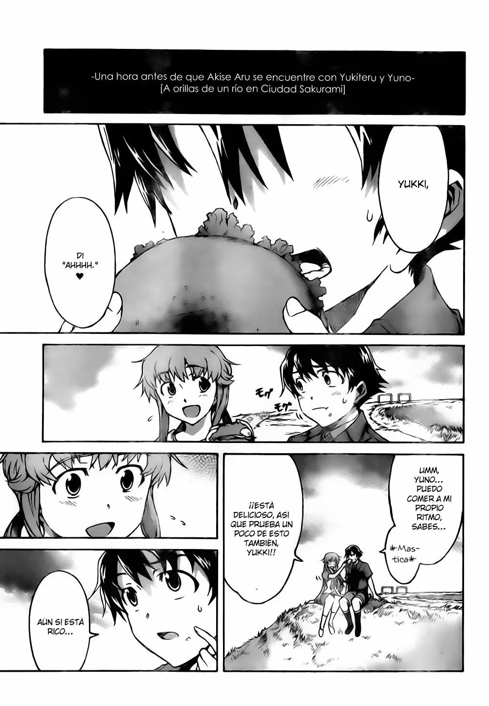 Mirai Nikki capítulo 49, página 4