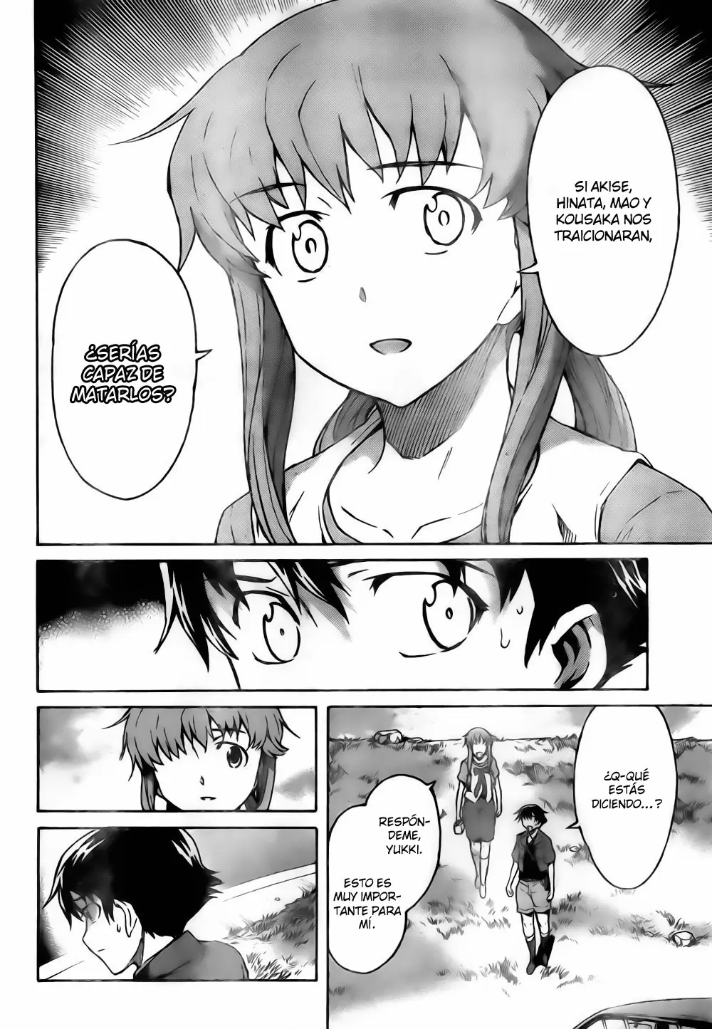 Mirai Nikki capítulo 49, página 7