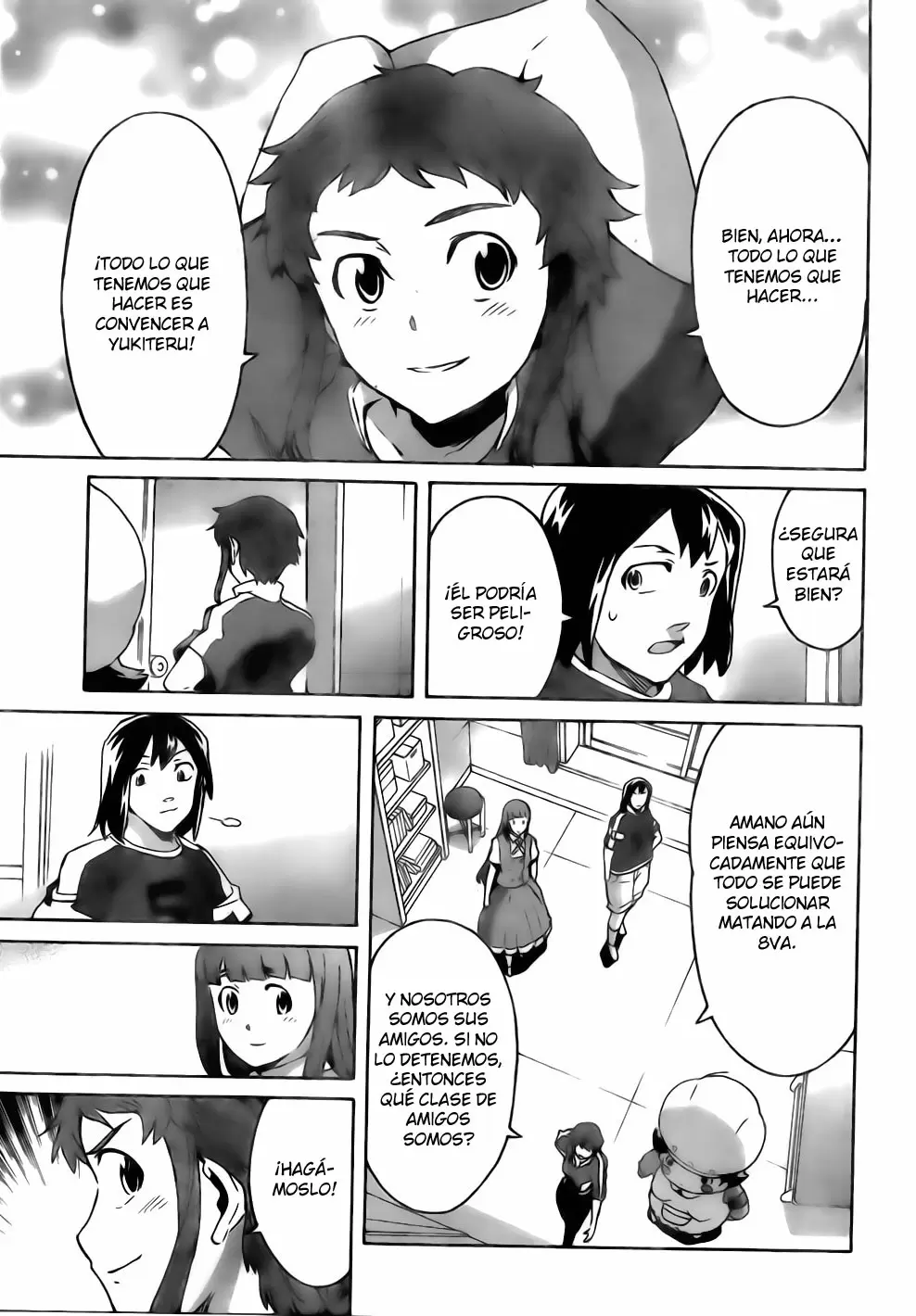 Mirai Nikki capítulo 49, página 19