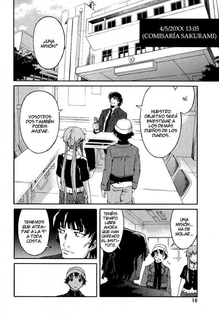 Mirai Nikki capítulo 5, página 9