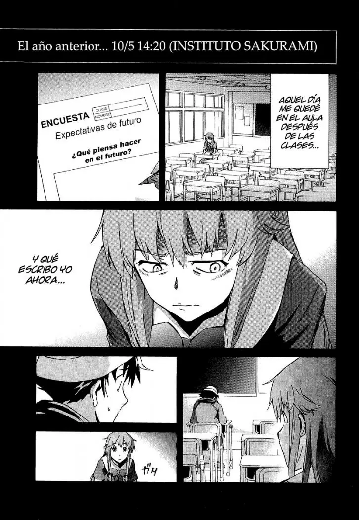 Mirai Nikki capítulo 5, página 25