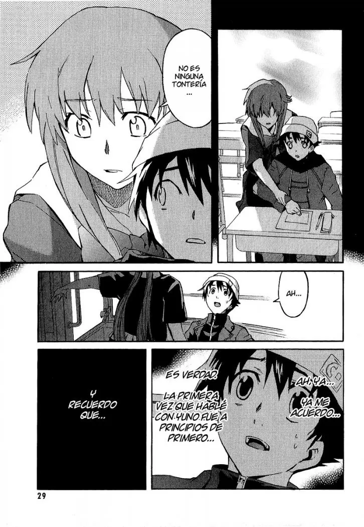 Mirai Nikki capítulo 5, página 27