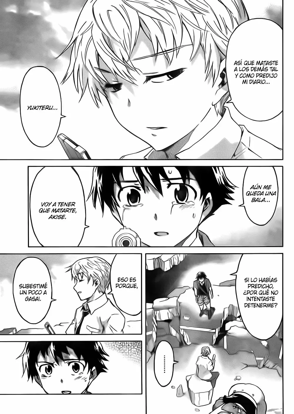 Mirai Nikki capítulo 50, página 21