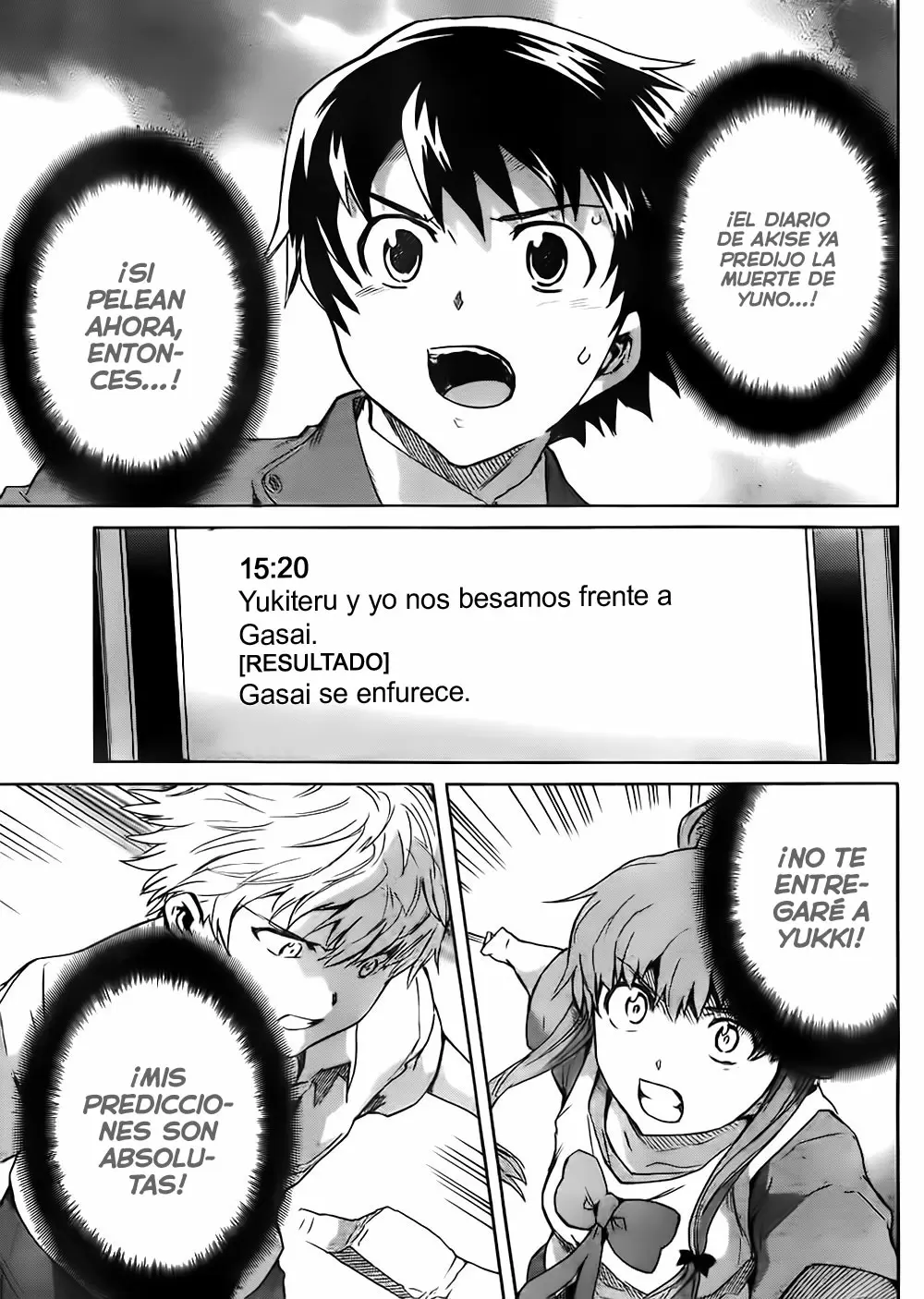 Mirai Nikki capítulo 50, página 28